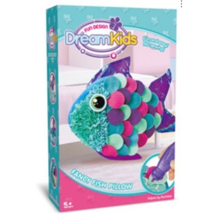 Set creatie perna pentru copii, Dream Kids, Peste