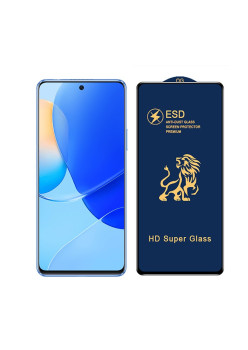 Folie ecran Flippy pentru Huawei NOVA 9 SE, Sticla ESD Premium, Lion HD Super Glass, Anti-static, Negru