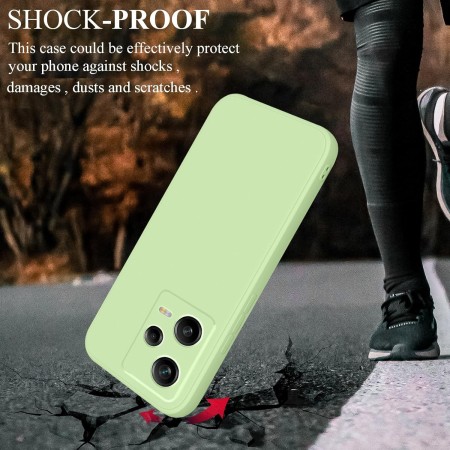 Husa de Protectie Matte TPU, Flippy, pentru Xiaomi Redmi 12 Pro, Protectie Camera, Antisoc, Antizgariere, Antialunecare, Acoperire Completa, Verde