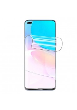 Folie de Protectie compatibila cu Huawei Nova 8i, Flexible, Silicon, Protectie Completa,Instalare usoara, Full Glue,Hydrogel HTPMAG®, Transparenta