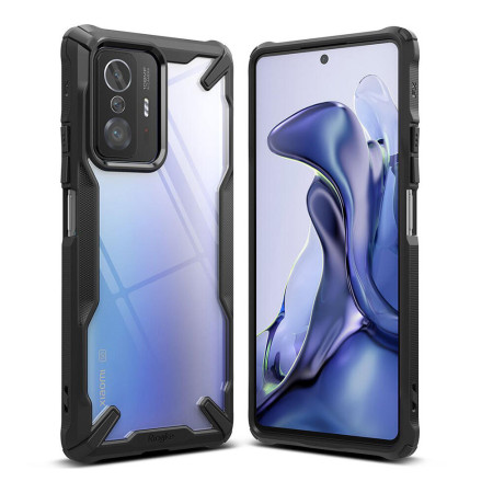 Husa FusionX compatibila cu Xiaomi 11T / 11T Pro, HTPMAG, Black