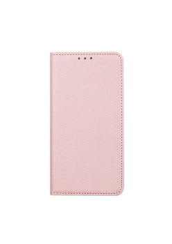 Husa pentru Samsung Galaxy A12 Flip On Smart Magnet, Rose