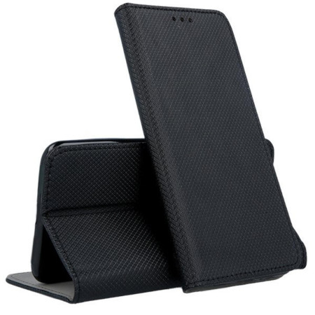 Husa wallet flip Smart Magnet pentru Samsung Galaxy A70, Black