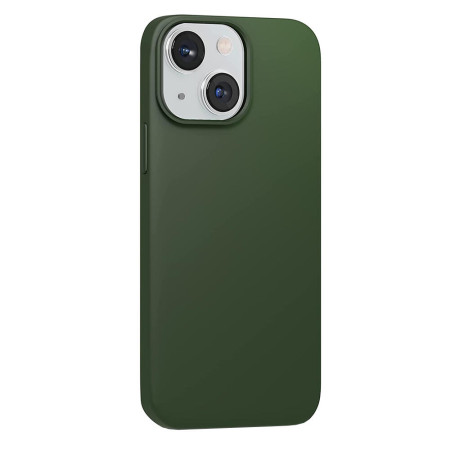 Husa compatibila cu Apple Iphone 14, Matte Efect, Camera Ultra Safe, HTPMAG, Verde