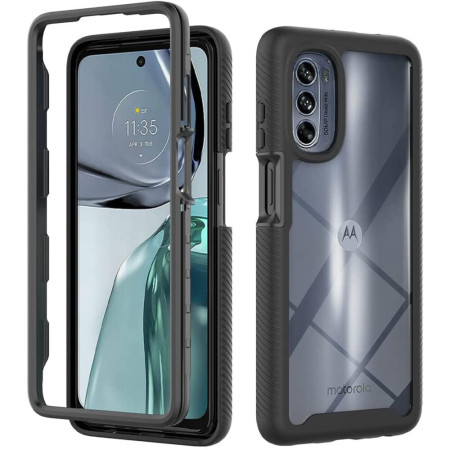 Husa DefencePro 360 compatibila cu Motorola Moto G62, Black