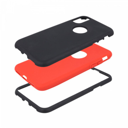 Husa Plastic - TPU Defender 3in1 pentru Samsung Galaxy A51, Htphone, Neagra