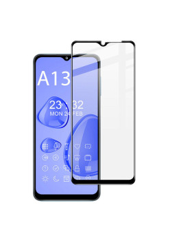 Folie sticla securizata pentru Samsung Galaxy A13 5G, Pro IAO3, Acopera tot ecranul, Full Glue cu lipire completa, 9H, 3D,HTPMAG, Neagra