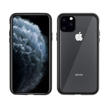 Husa 360 de grade High Quality Magneto, compatibila cu  iPhone 11 Pro / XI Pro Calitate Premium, Rezistent la socuri, Negru