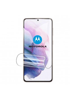 Folie de Protectie compatibila cu Motorola Moto E30 Flexible, Silicon, Protectie Completa,Instalare usoara, Full Glue,Hydrogel HTPMAG®, Transparenta