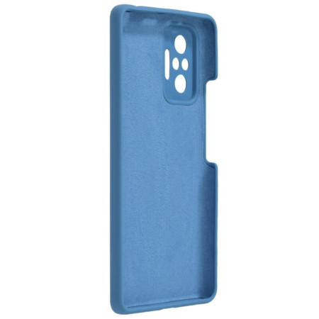 Husa Soft Edge compatibila cu Xiaomi Redmi Note 10 Pro, Antiamprenta, Matt,HTP®, Denim Blue