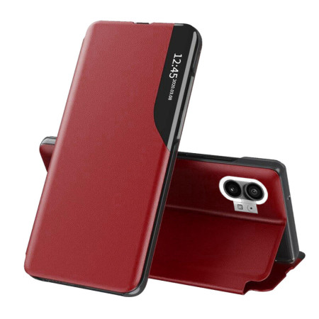 Husa compatibila cu Nothing Phone (1), Strong Magnetic Stand, E-Fold, Rosu