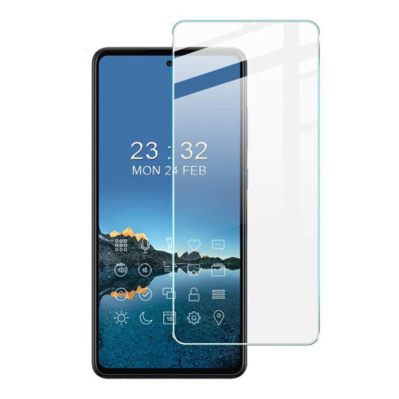 Folie sticla securizata compatibila cu Samsung Galaxy A53 4G, N.1,2.5D, 9H, Case Friendly, Edge HTPMAG, Transparenta