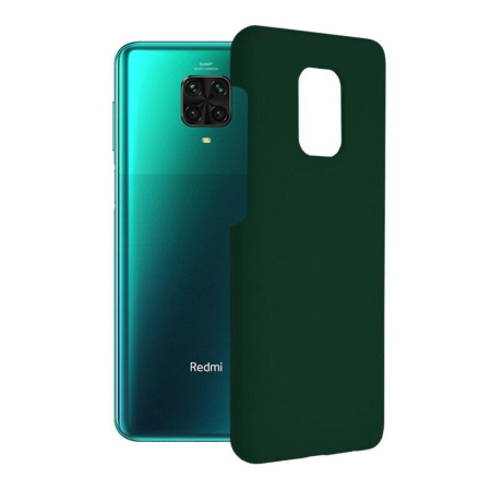 Husa Soft Edge compatibila cu Oneplus 9 Pro, Antiamprenta, Matt,HTP®, Dark Green