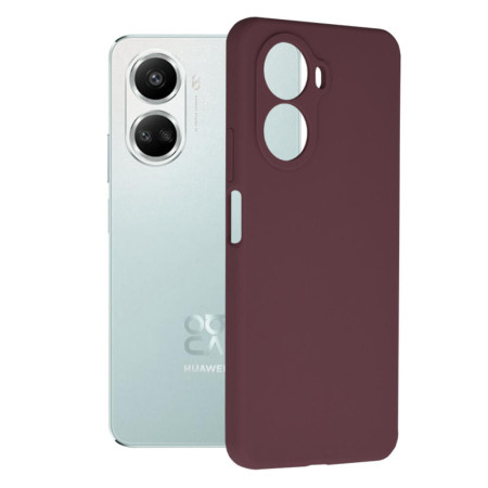 Husa Soft Edge compatibila cu Huawei nova 10 SE, Antiamprenta, Interior Microfibra, Camera Extra Pro, Violet