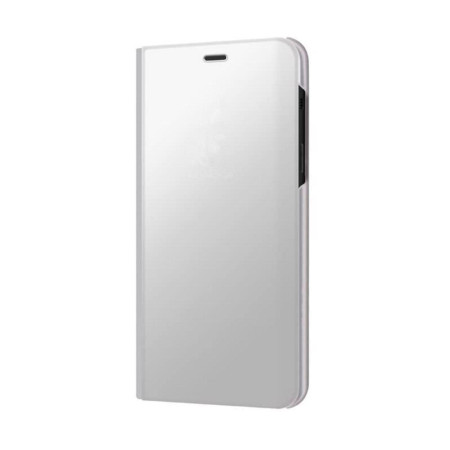 Husa Clear View compatibila Samsung Galaxy M51, Silver
