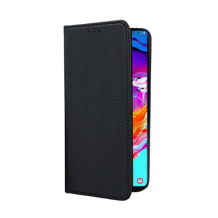 Husa wallet flip Smart Magnet pentru Samsung Galaxy A70, Black