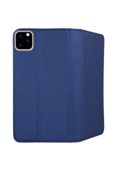 Husa High Quality Flip Cover Soft Magnet pentru Apple iPhone 11 Pro / XI Pro, Albastru