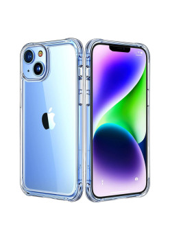 Husa TPU Antisoc pentru iPhone 14 Plus, Silicon, Protectie Antisoc, Camera Ultra Safe, Transparenta