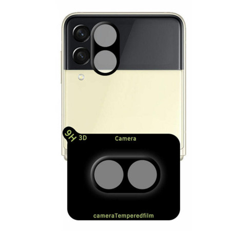 Folie camera foto pentru Samsung Galaxy Z Flip 3 5G, Sticla Securizata,HD Pro, Black