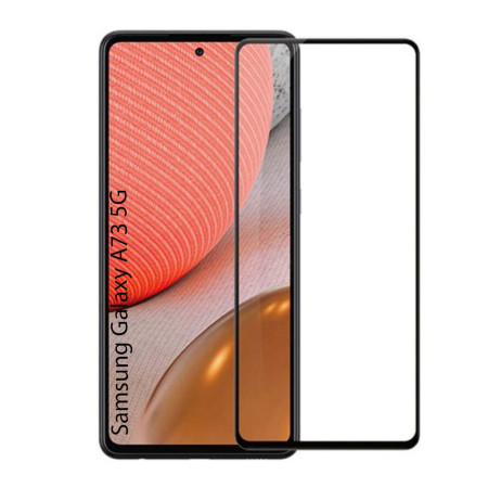 Folie sticla securizata pentru Samsung Galaxy A73 4G, Pro IAO3, Acopera tot ecranul, Full Glue cu lipire completa, 9H, 3D,HTPMAG, Negru