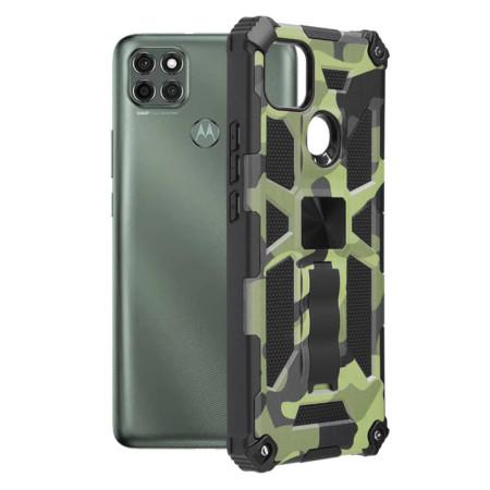 Husa Blazor Series compatibila cu Motorola Moto G9 Power - Camo Lime