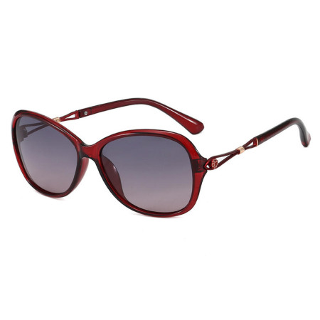 Ochelari de Soare cu protectie UV cu Lentile Polarizate 2301-C3, Wine Red