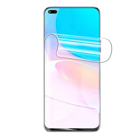 Folie de Protectie compatibila cu Huawei Nova 8i, Flexible, Silicon, Protectie Completa,Instalare usoara, Full Glue,Hydrogel HTPMAG®, Transparenta