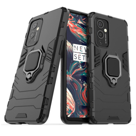 Husa compatibila cu Oneplus 9, Ring (cu inel + Magnet) Brave Armor, Black