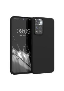 Husa pentru Xiaomi Redmi Note 11 Pro, Silicon, Negru, 56675.01, kwmobile