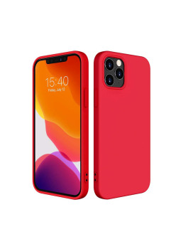 Husa HTPMAG iSlim compatibila cu Apple iPhone 12 , TPU , Red