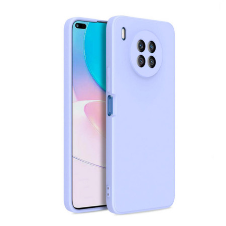 Husa protectie compatibila cu Huawei Nova 8i, ultra silm, silicon HTPMAG, Camera SuperProtect, Interior din Microfibra, Lila 32.422