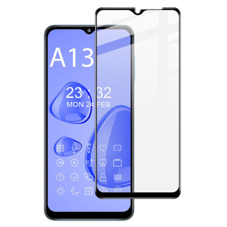 Folie sticla securizata pentru Samsung Galaxy A13 5G, Pro IAO3, Acopera tot ecranul, Full Glue cu lipire completa, 9H, 3D,HTPMAG, Neagra