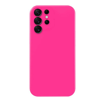 Husa protectie compatibila cu Samsung Galaxy S23 Ultra, Slim, HTPMAG, Camera SuperProtect, Interior din Microfibra, Hot Pink 32.422