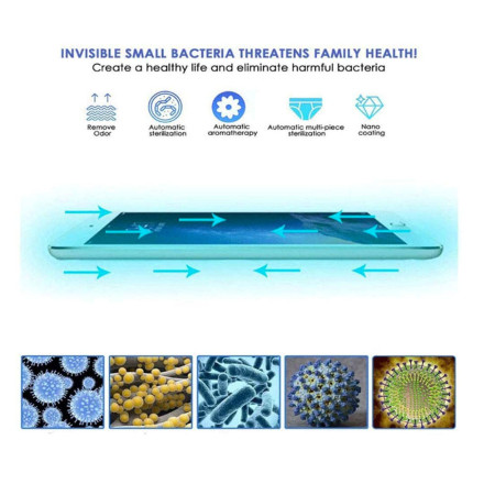 Sterilizator UV Alb pentru telefoane, cu functie difuzor aromatherapy si incarcare USB, HTPMAG, Alb