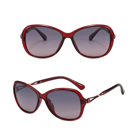 Ochelari de Soare cu protectie UV cu Lentile Polarizate 2301-C3, Wine Red