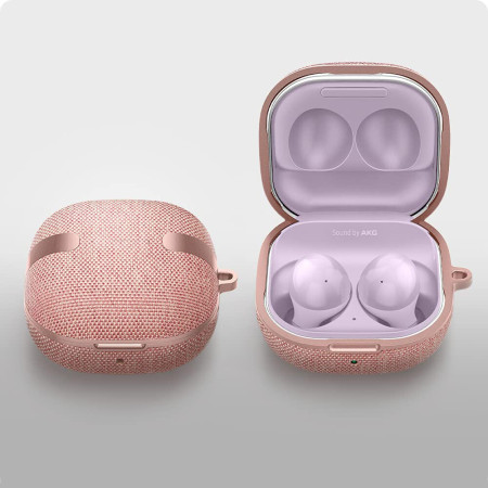 Husa de protectie compatibila cu Samsung Galaxy Buds 2 / Live / Pro1, Urban Fit HTPMAG, 23.7613, Rose