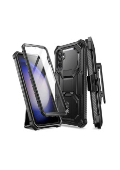 Husa pentru Samsung Galaxy S23 FE + Folie, I-Blason Armorbox, Black