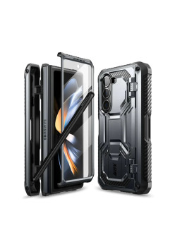 Husa pentru Samsung Galaxy Z Fold5 + Folie, I-Blason Armorbox, Black