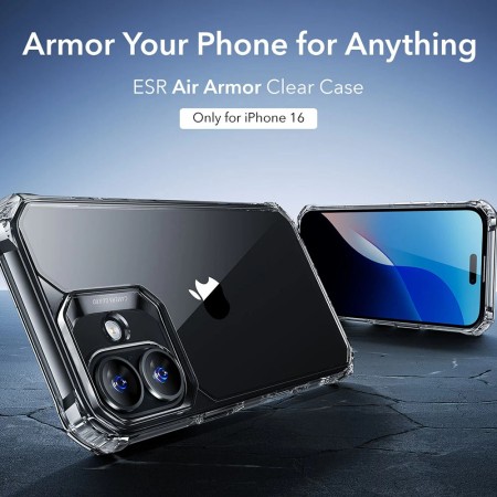 Husa pentru iPhone 16 - ESR Air Armor - Clear