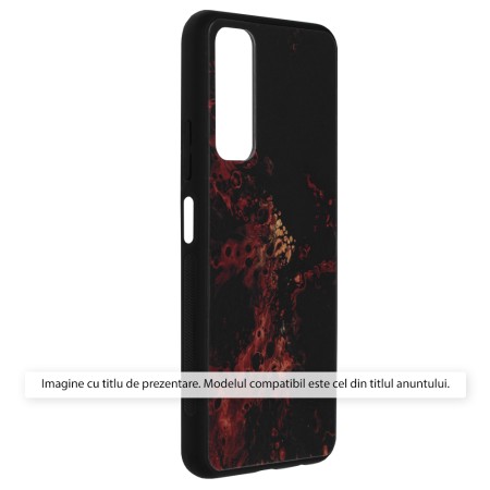 Husa pentru Motorola Moto G32 - Techsuit Glaze Series - Red Nebula