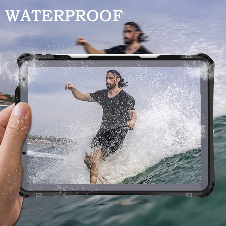Husa pentru iPad Air 4 (2020) / Air 5 (2022), Waterproof IP68, Black