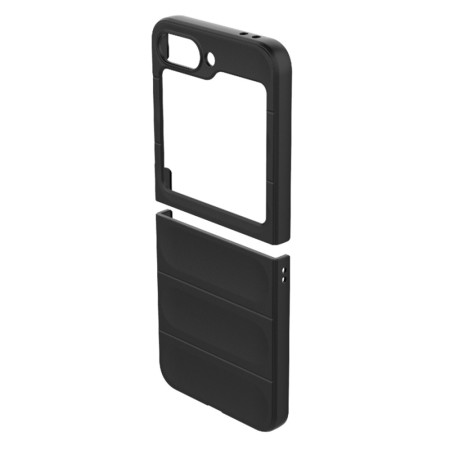 Husa Antisoc pentru Samsung Galaxy Z Flip 6, Margini Anti Alunecare, Magic Shield, Black