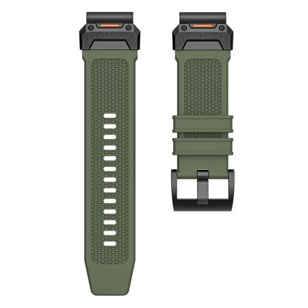 Curea pentru Garmin Fenix 5/5 Plus 6/6 Pro/7/Forerunner 935/945/Approach S60 - Techsuit Watchband QuickFit 22mm (W068) - Black