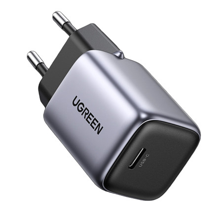 Incarcator USB-C, GaN, Incarcare rapida, 30W, Ugreen Nexode, Space Gray