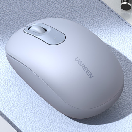 Mouse PC Fara Fir 800/1200/1600/2400 DPI, Ugreen, Dusty Blue