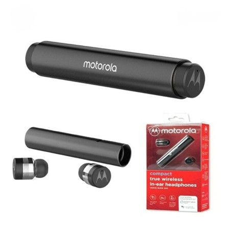 Casti bluetooth Motorola Verve Buds 300, Bluetooth 5.0, 10h Playtime, Compatibile cu asistentul vocal, Black