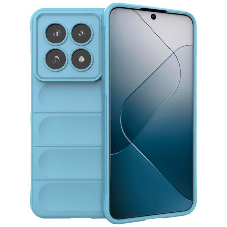 Husa Antisoc pentru Xiaomi 14T Pro - Margini Anti-Alunecare - Shield - Bleu