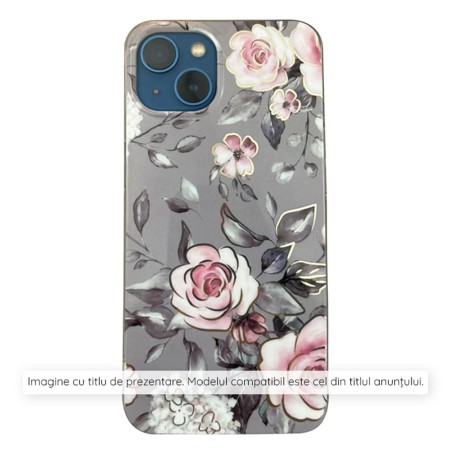 Husa pentru Honor Magic6 Lite - Techsuit Marble Series - Bloom of Ruth Gray