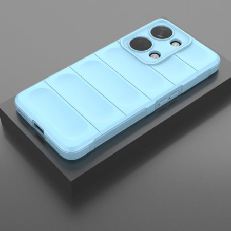 Husa pentru OnePlus Nord 3, Antisoc, Margini cu Striatii, Design Minimalist, Bleu