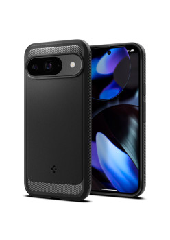 Husa pentru Google Pixel 9 / 9 Pro - Spigen Rugged Armor - Black